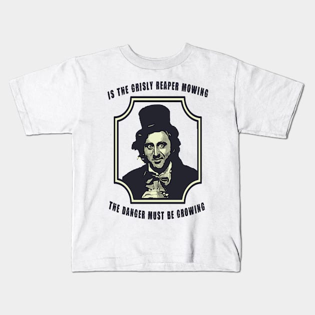 Willy Wonka Kids T-Shirt by offthewall